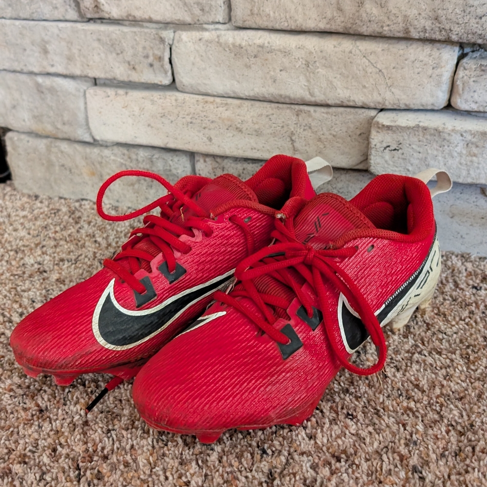 Nike Red and Black Soccer Cleats